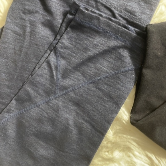 2 pairs of women’s tuff athletics capris  size small navy blue and black! - Picture 2 of 8